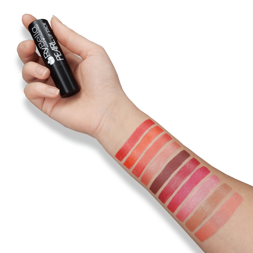 Swatch sul braccio del Pearl Lipstick Rybella