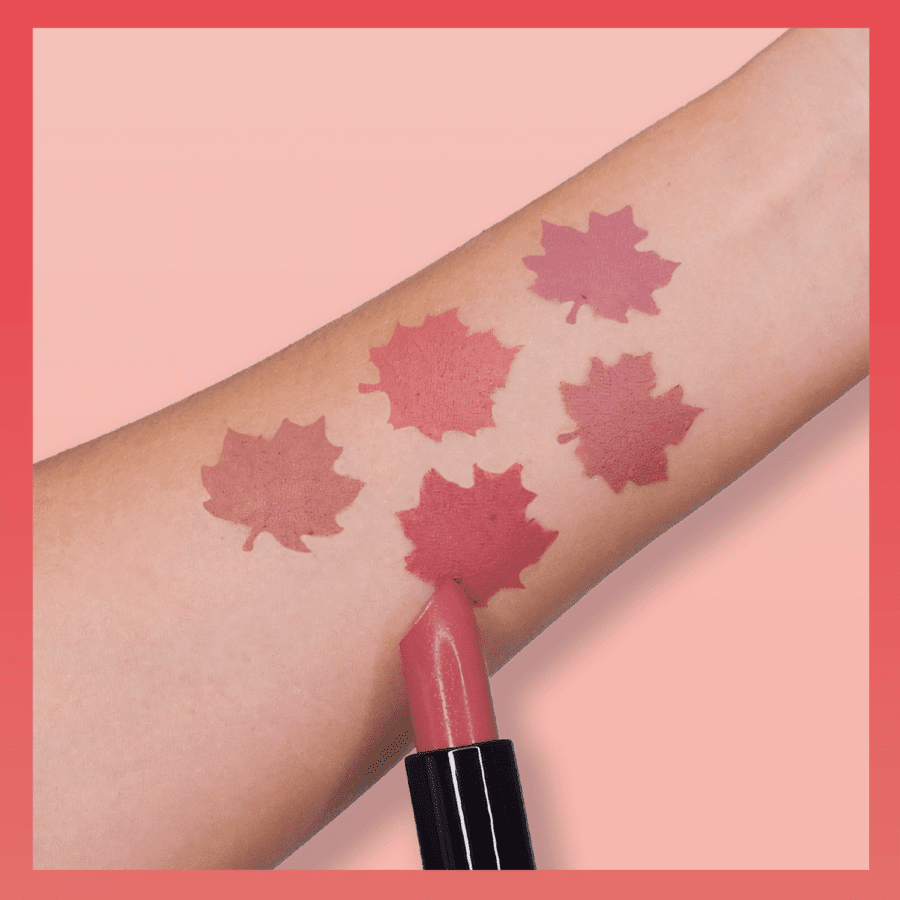 Swatch sul braccio dell' Extra Matt Lipstick Rybella