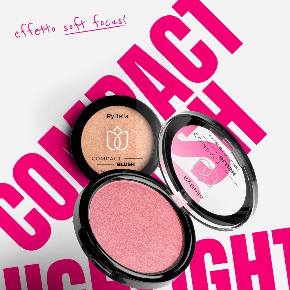 Blush Illuminante Rybella dall'effetto soft focus