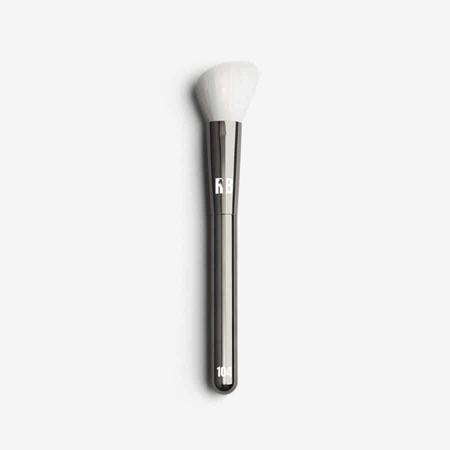 Glow Up Blending Powder Brush 104: pennello professionale Rybella per fard e terra in setole di mais